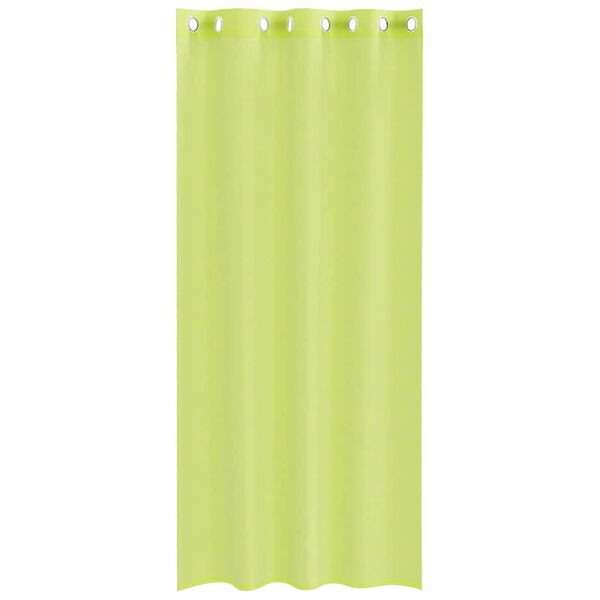 vidaXL Rideaux en voile avec œillets 2 pcs vert pomme 140x245 cm
