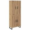 vidaXL Haut Armoire 2 pc Ch&ecirc;ne artisanal 69,5 x 34 x 180 cm