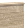 vidaXL T&ecirc;te de lit Ch&ecirc;ne Sonoma 150 cm Bois d'ing&eacute;nierie