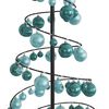 vidaXL Sapin de No&euml;l &agrave; LED avec boules 100 LED blanc chaud 150 cm