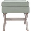 vidaXL Tabouret de rangement Gris clair 45x45x49 cm Velours