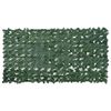 vidaXL &Eacute;cran de balcon avec feuilles vert fonc&eacute; 200x100 cm
