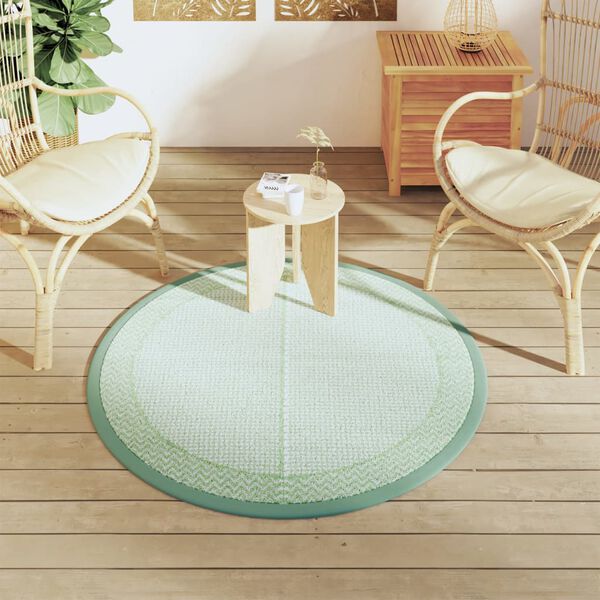 vidaXL Tapis d'ext&eacute;rieur ARAKIL vert &Oslash;120 cm PP