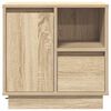 vidaXL Cabinet de chevet avec tiroir Ch&ecirc;ne Sonoma 50 x 34,5 x 50 cm.