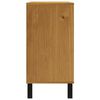 vidaXL Commode FLAM 110x40x80 cm bois de pin massif