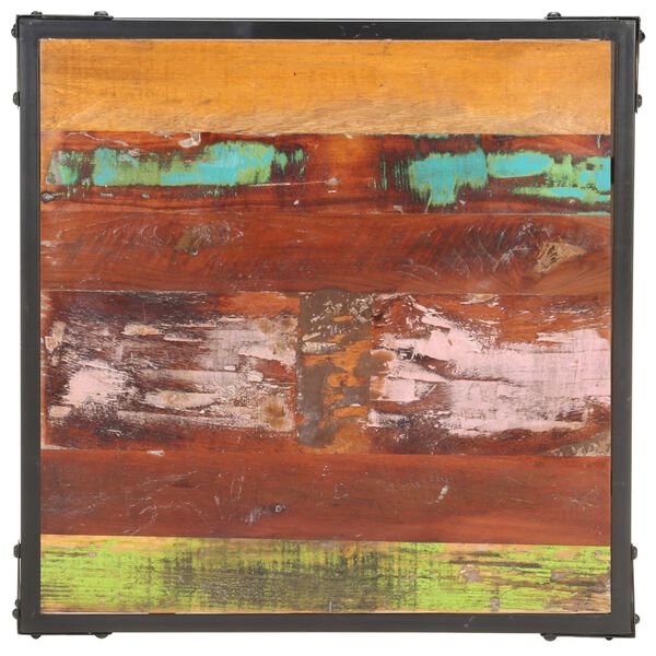 vidaXL Table basse 60x60x35 cm Bois de récupération massif