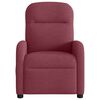 vidaXL Fauteuil de massage inclinable Rouge bordeaux Tissu