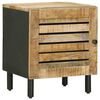 vidaXL Table de chevet Naturel 40 x 33 x 46 cm Bois de mangue massif
