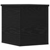 vidaXL Bo&icirc;te de Rangement Ch&ecirc;ne noir 30 x 35 x 35 cm Bois d'ing&eacute;nierie