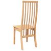 vidaXL Chaises &agrave; manger 2 pcs bois massif caoutchouc