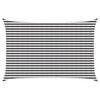 vidaXL Voile d'ombre 3 x 4 m HDPE Rectangulaire Anthracite et blanc