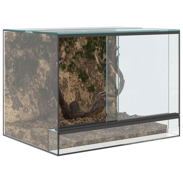 vidaXL Habitats pour reptiles et amphibiens Blanc 40 x 30 x 30 cm