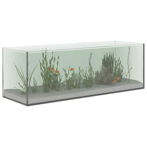 vidaXL Aquarium avec stockage Transparent 60 x 20 x 20 cm Verre