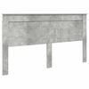 vidaXL T&ecirc;te de lit Gris b&eacute;ton Bois d'ing&eacute;nierie