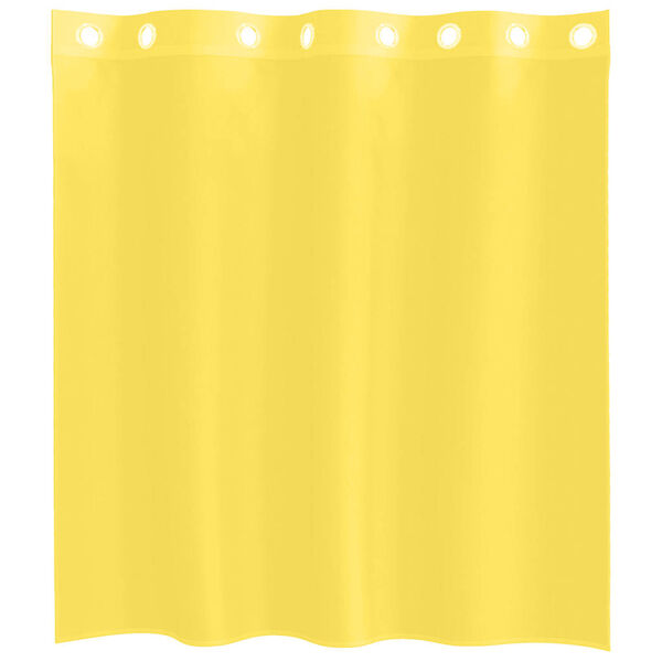 vidaXL Rideaux en voile avec &oelig;illets 2 pcs jaune