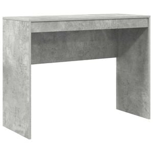 vidaXL Bureau Gris b&eacute;ton 100 x 40 x 76 cm
