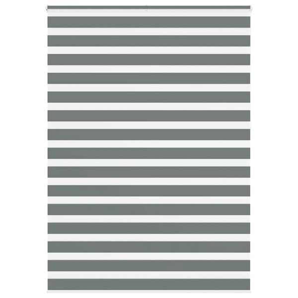 vidaXL Store z&egrave;bre gris fonc&eacute; largeur du tissu 160,9 cm polyester