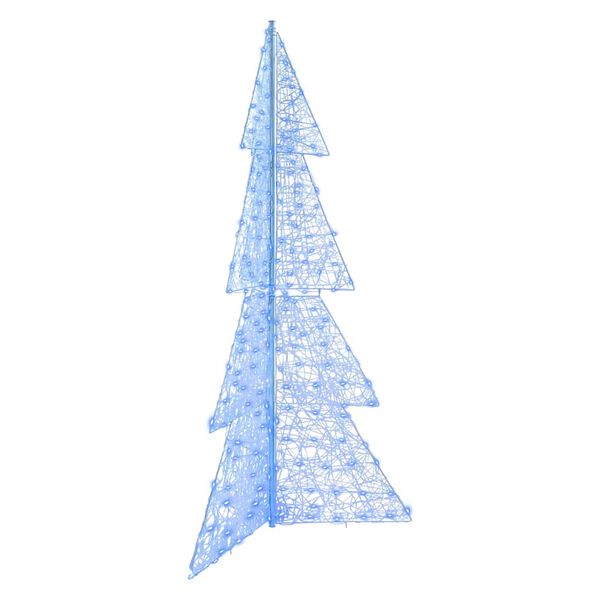 vidaXL Sapin de No&euml;l avec 240 LED Bleu 180 cm Acrylique