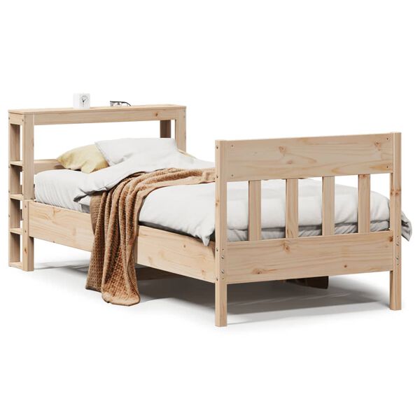 vidaXL Cadre de lit sans matelas 90x190 cm bois de pin massif