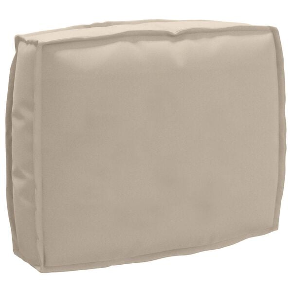 vidaXL Coussin Taupe 50 x 40 x 12 cm Tissu Oxford