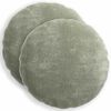 vidaXL Housse de coussin 2 pc HEERLEN Vert Diam. 50 cm Tissu Chenille