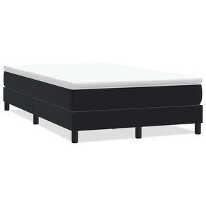 vidaXL Sommier &agrave; lattes de lit sans matelas noir 120x220 cm velours