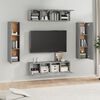 vidaXL Ensemble de meubles TV 6 pcs Sonoma gris Bois d'ing&eacute;nierie