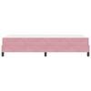 vidaXL Lit à ressorts avec matelas Rose 80 x 220 cm tissu