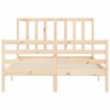 vidaXL Cadre de lit sans matelas 120x200 cm bois de pin massif