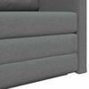 vidaXL Canap&eacute;-Lit 110cm Gris fonc&eacute; tissu