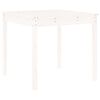 vidaXL Ensemble de bistrot de jardin 3 pcs blanc bois de pin massif