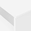 vidaXL Table console Blanc 91,5 x 35 x 38,5 cm Bois d'ing&eacute;nierie
