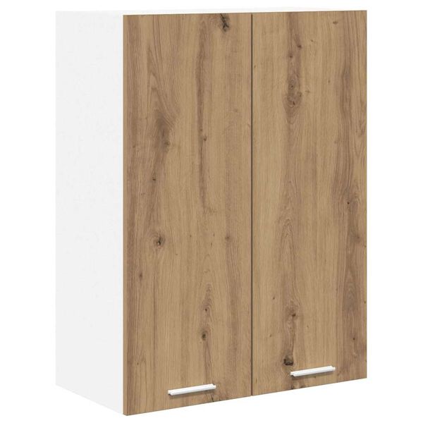 vidaXL Armoire suspendue avec stockage Ch&ecirc;ne artisanal 60 x 31 x 80 cm