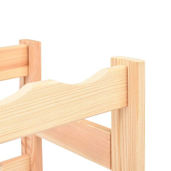 vidaXL Casier &agrave; bouteilles pour 20 bouteilles Pin&egrave;de