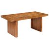 vidaXL Table de salle &agrave; manger 180x90x75 cm Bois solide d'acacia
