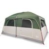 vidaXL Tente de cabine familiale 8 personnes vert imperm&eacute;able