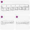 vidaXL Ensemble de canap&eacute;s d'ext&eacute;rieur 6 pcs Gris Naturel et Clair