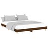 vidaXL Cadre de lit sans matelas chêne marron 150x200 cm
