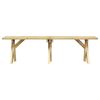 vidaXL Ensemble &agrave; manger de jardin 3 pcs Bois de pin impr&eacute;gn&eacute;