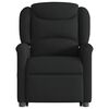 vidaXL Fauteuil inclinable noir tissu