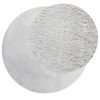 vidaXL Tapis HUARTE &agrave; poils courts doux et lavable gris &Oslash; 100 cm