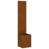 vidaXL &Eacute;cran de confidentialit&eacute; de jardin Rouill&eacute; 32 x 32 x 150 cm