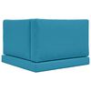 vidaXL Coussin de canap&eacute; d'ext&eacute;rieur 3 pcs Bleu royal Polyester