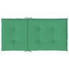 vidaXL Coussins de chaise de jardin &agrave; dossier bas lot de 6 vert