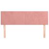 vidaXL Têtes de lit 2 pcs Rose 72x5x78/88 cm Velours