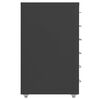 vidaXL Classeur mobile Anthracite 28x41x69 cm M&eacute;tal
