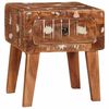 vidaXL Table d'appoint Marron 40 x 32 x 46 cm Bois Recyclé Solide