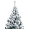 vidaXL Sapin de Noël avec 300 LED avec support Vert 300 cm PVC