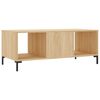 vidaXL Table basse chêne sonoma 102x50x40 cm bois d'ingénierie