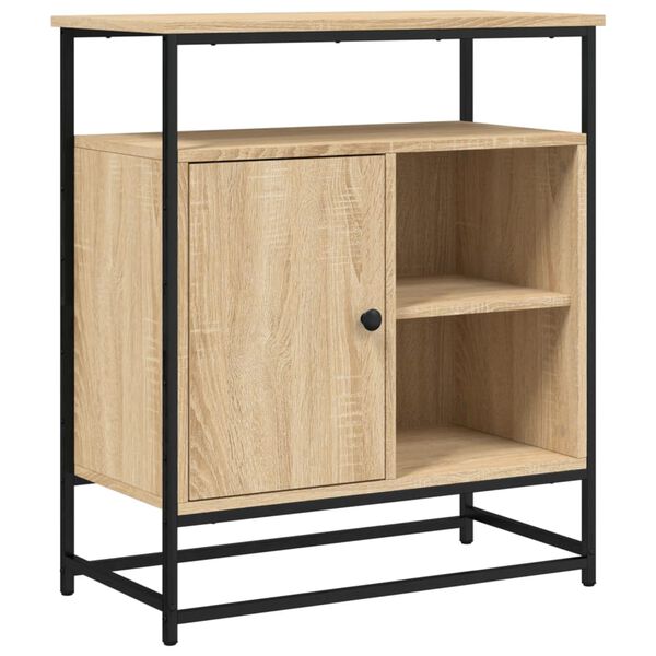 vidaXL Buffet Ch&ecirc;ne Sonoma 69x35x80 cm Bois d'ing&eacute;nierie